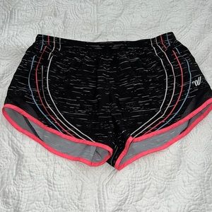 Black athletic shorts